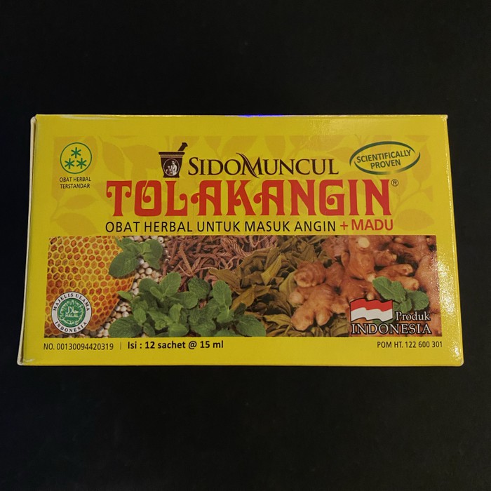 Tolak angin cair 1 box isi 12
