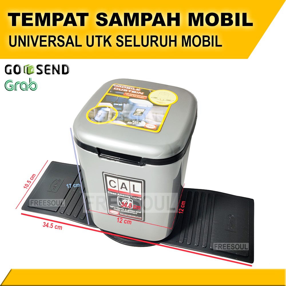 Tempat Sampah Mobil - Kotak Sampah Mobil Universal - Tong Sampah Car Dustbin