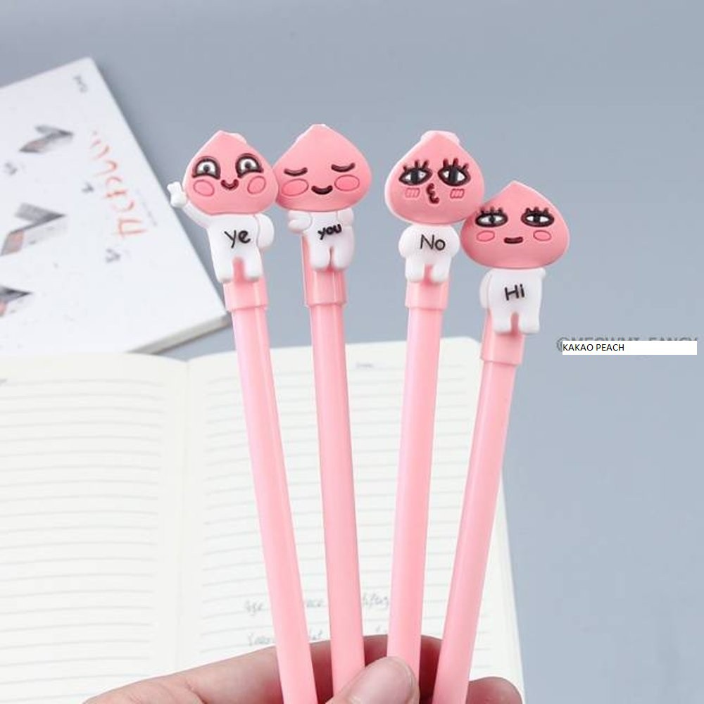 

Ballpoint Karakter Lucu Unik ATK Sekolah Pulpen Kakao A Peach Pen Pena Bolpoin