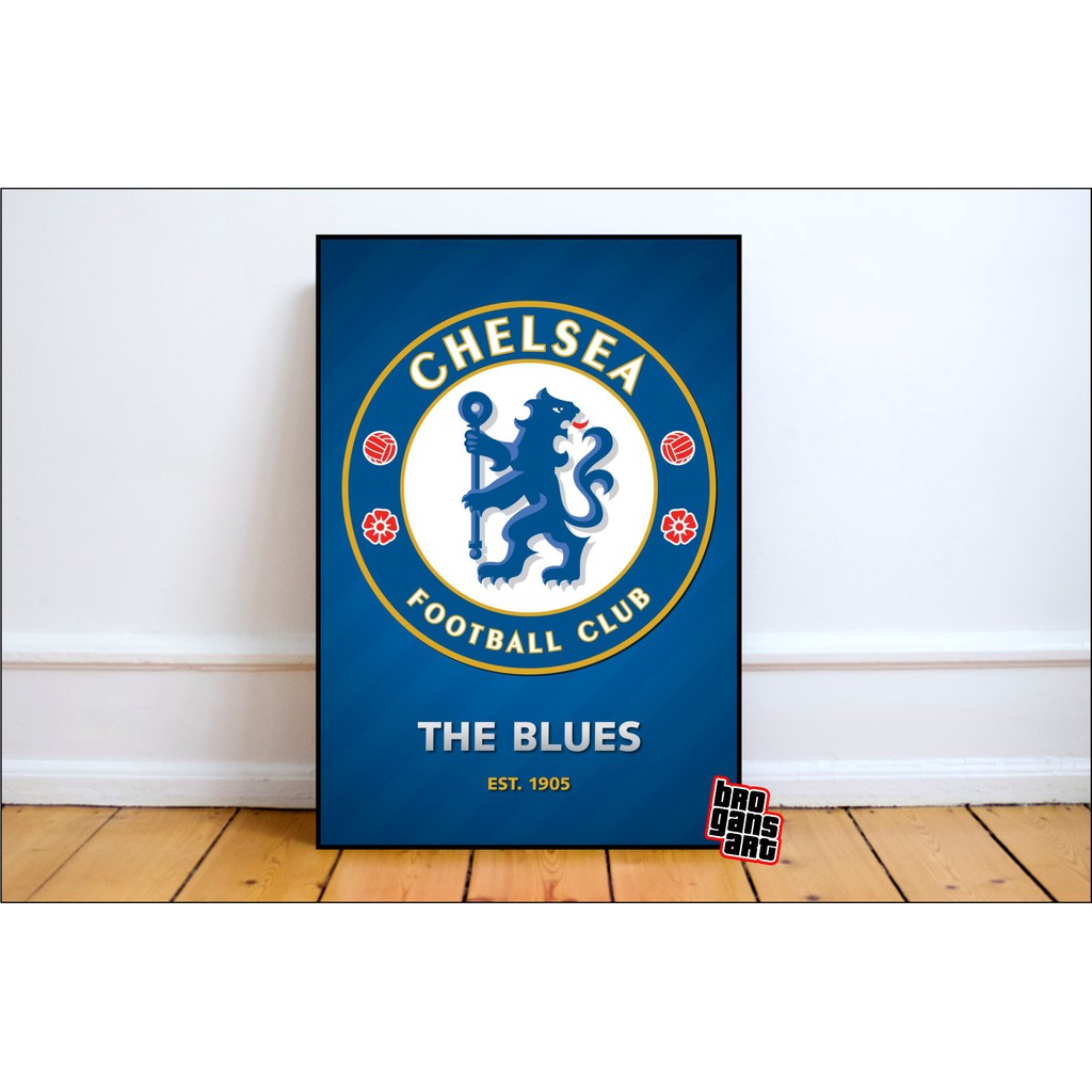 POSTER KAYU CHELSEA FC
