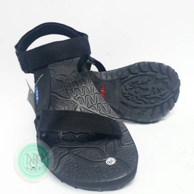 SANDAL GUNUNG / SANDAL PRIA / SANDAL GUNUNG PRIA - Hitam