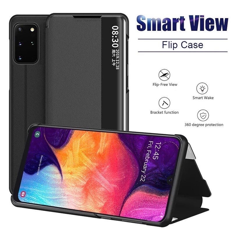 FLIP COVER DIGITAL SAMSUNG A52S A52 / A72 5G Samsung A32 4G A31 A51 A71 A11 M11 A21S A20S A10S Smart Clear View Mirror Flip Cover Case Auto Lock