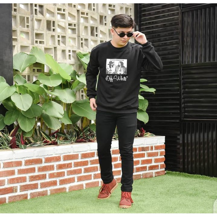 Sweater Pria/Wanita Grosir - Off White Picture