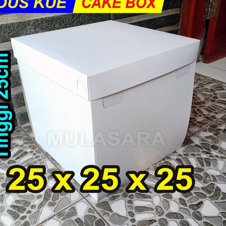

(NEW ARRIVAL) Dus box 25x25x25 cm/25x25/Dus Kue ulang tahun/Box Kue/box Roti/Cake Box/kotak kue/Dus