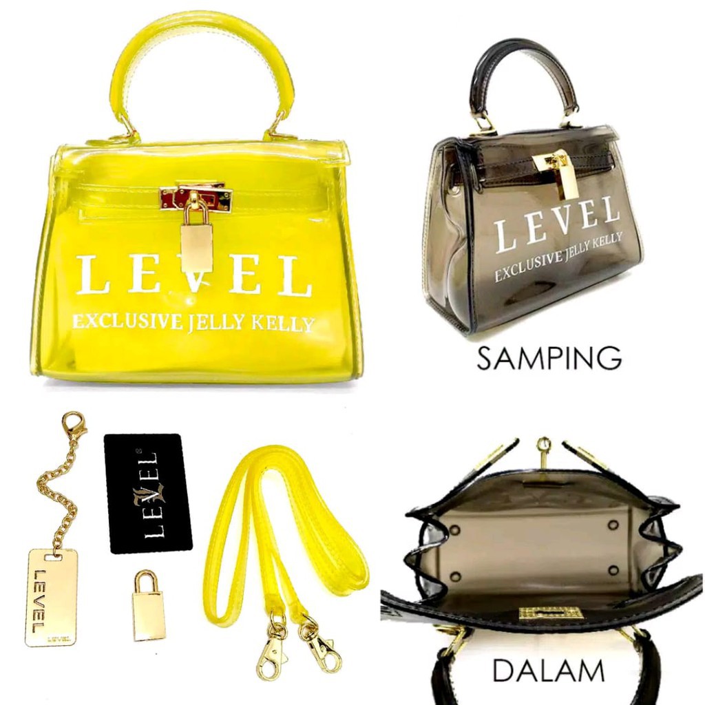 TAS LEVEL JELLY FASHION IMPORT WATERPROOF - TAS WANITA - TAS IMPORT TAS BATAM