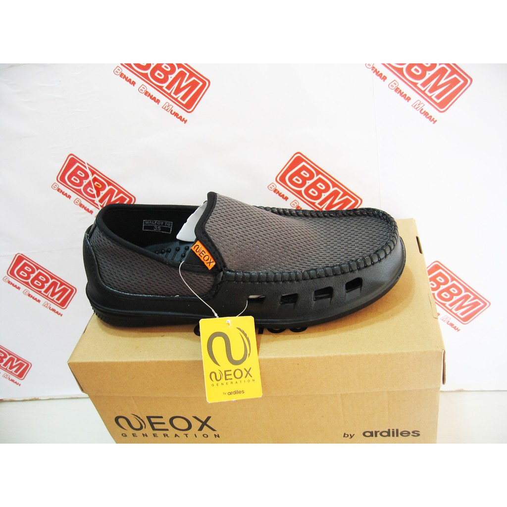 ARDILES NEOX MALFOY - SEPATU SLIP ON TANGGUNG / PRIA SANTAI SEKOLAH - Abu abu