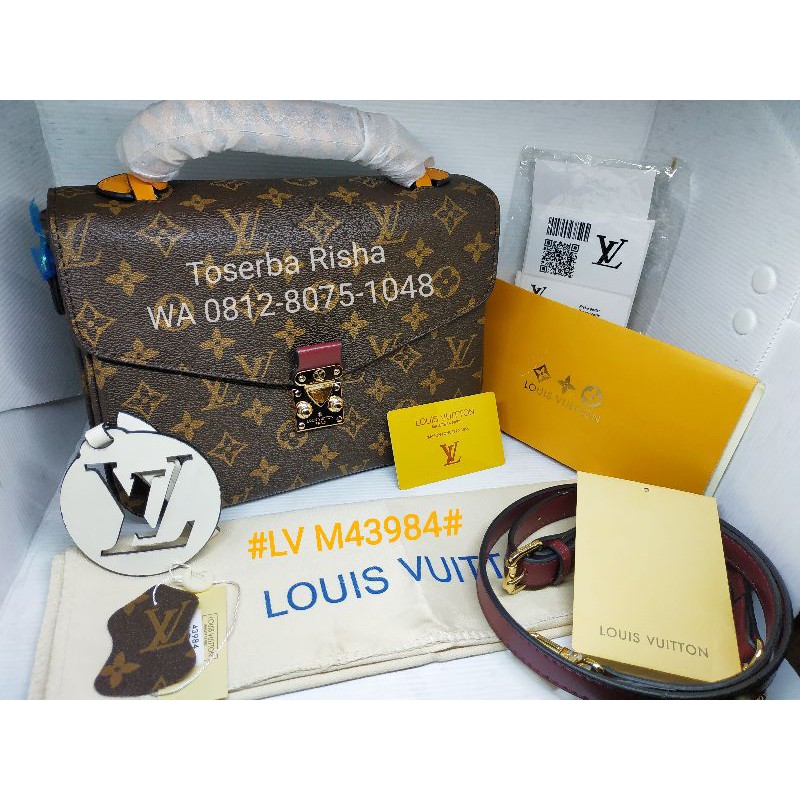 Tas Fashion Wanita, Metis Monogram Leather Bag