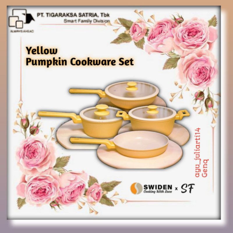 

YellowPumpkinCookwareSetSwiden
