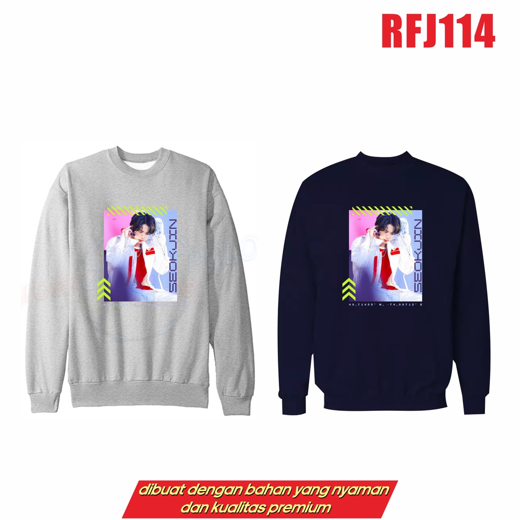 MURAH!!! SWEATER HOODIE KPOP SEOKJIN SEOK JIN RFJ114 UNISEX