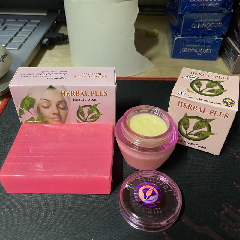 Paket Cream Herbal Plus 3 in 1 ( Cream  Herbal Plus &amp; Sabun )