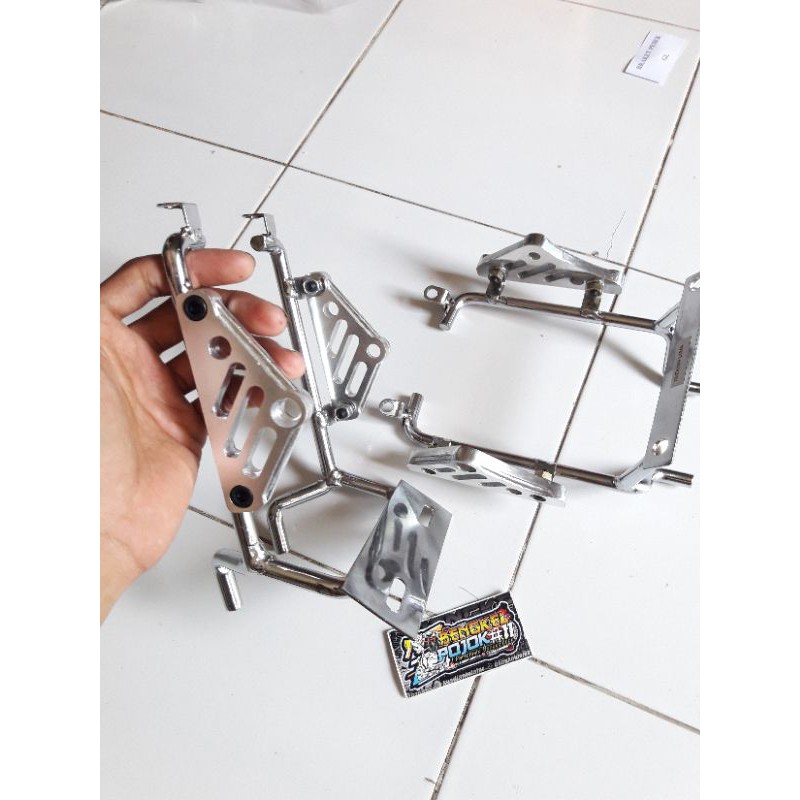 pangkon lampu pesek tralis cnc pangkon lampu depan pesek cnc cb gl mp tiger ninja