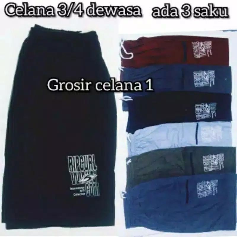 celana cargo 3/4 polos grosir/ecer