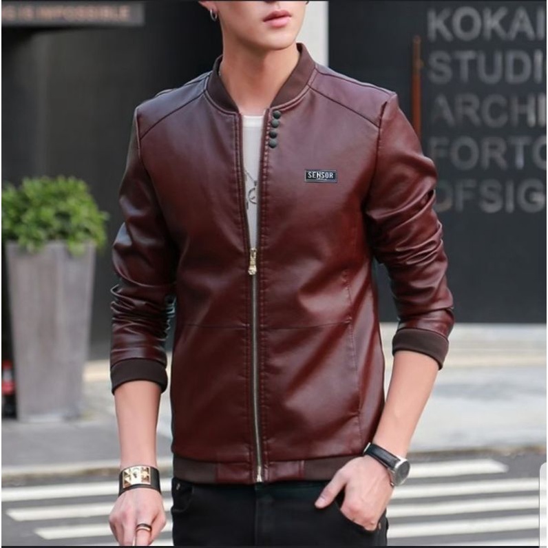 JAKET EKSEKUTIP JAKET BOMBER PRIA JAKET BOMBER PRIA JAKET BOMBER TERBARU ( COD ) BOMBER KEREN