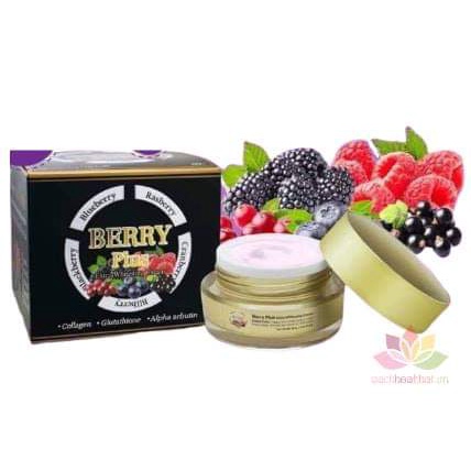 4K WHITENING NIGHT CREAM BOPENG BEKAS JERAWAT BERRY PLUS EXTRA WHITENING CREAM