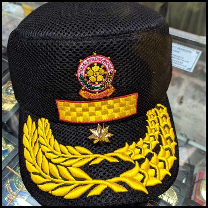 Topi Komando Pol Pp Hitam 4C
