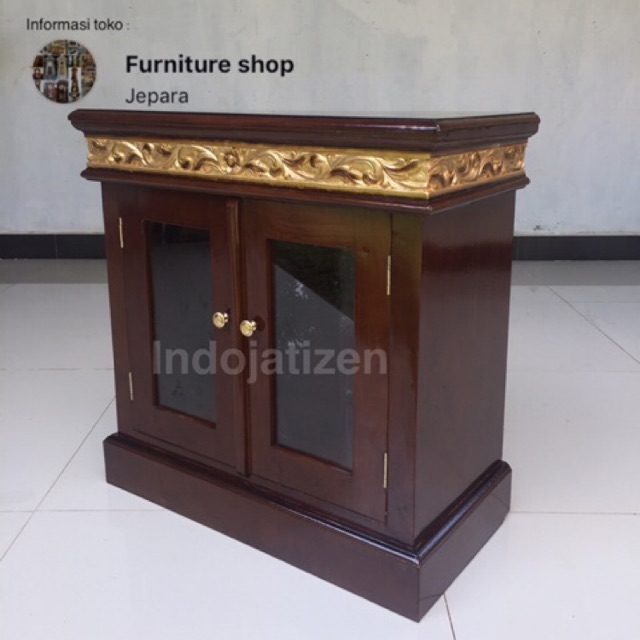 Lemari kecil lemari obat kayu jati