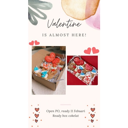 

kue valentine cookies