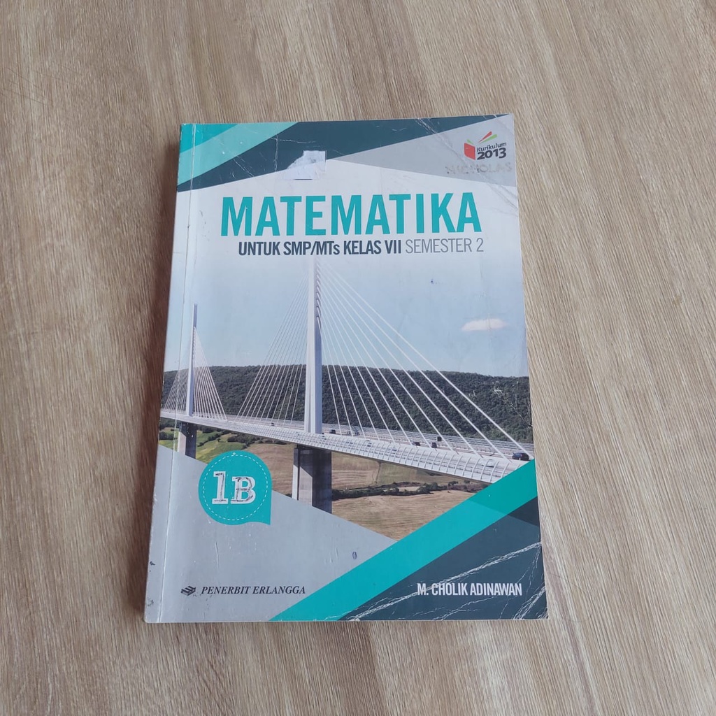

Buku Matematika untuk SMP/MTs kelas 7 semester 1B