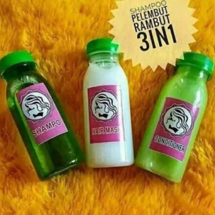 KODE-EZ24 SHAMPO PELURUS RAMBUT 3 IN 1 PERAWATAN RAMBUT PRIA DAN WANITA SAMPO REBONDING SAMPO SMOOTH