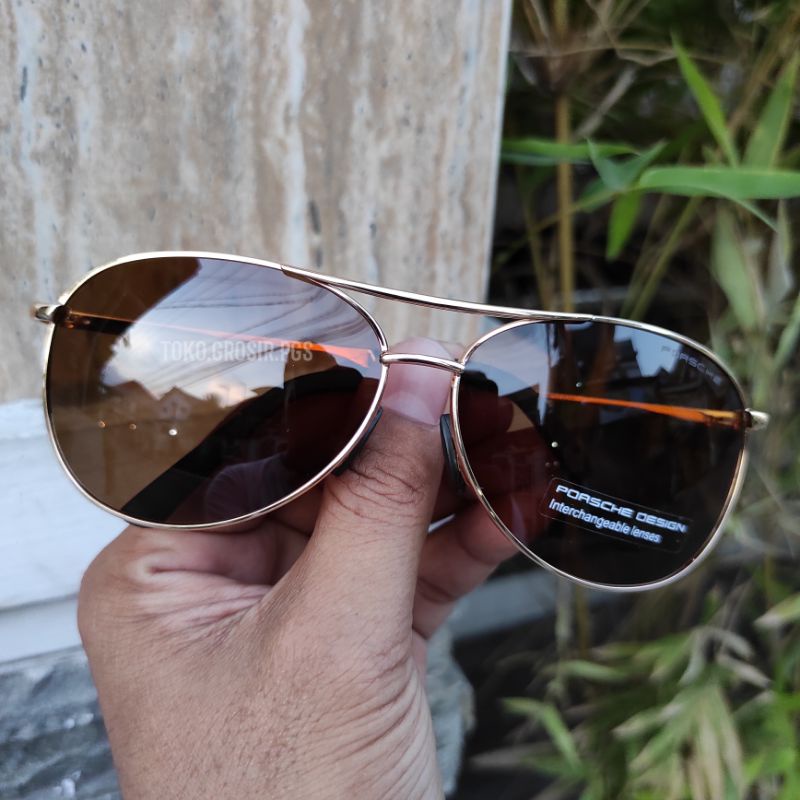 Porsche Super | Kacamata Polarized Pria Sunglases UV 400 Anti Radiasi Anti Silau