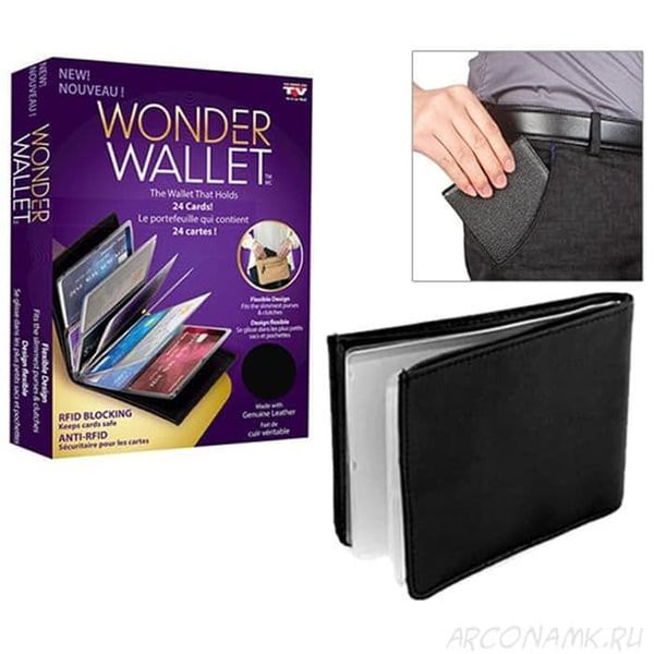 [COD] Dompet Tempat Penyimpanan Kartu Isi 24 Kartu Flexibel dan Ramping - Wonder Wallet Card Holder