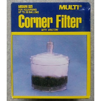 Corner Filter MEDIUM Multi Aquarium Sudut Akuarium Aquascape Ikan Air