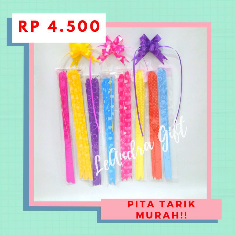 

Pita tarik serut untuk kado bingkisan isi 10 pcs