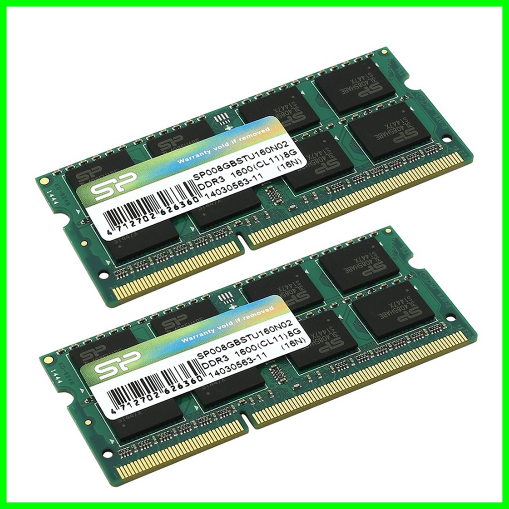 RAM SILICON POWER DDR3 1600MHz CL11 16GB SO-DIMM PC3-12800 SODIMM RAM Laptop