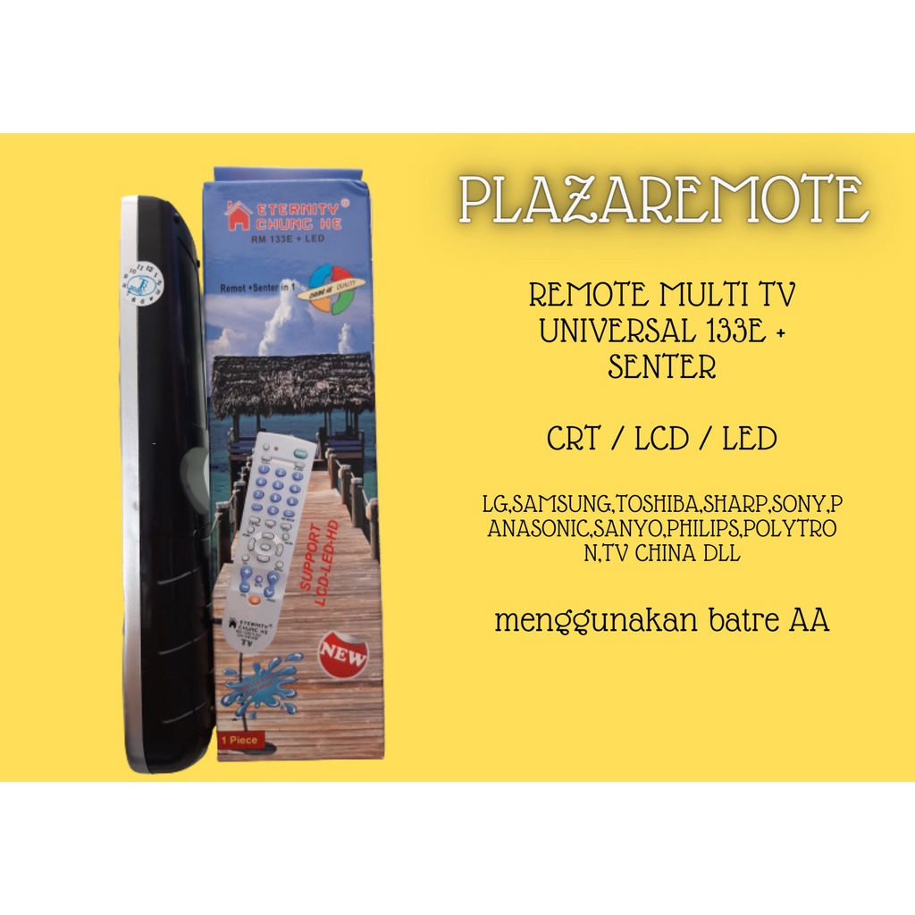 REMOTE TV MULTI LAMPU LED CHUNGHE 133 233 SERIES TABUNG CRT LCD LED CHINA