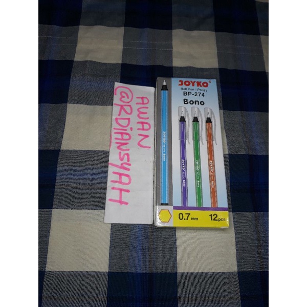 

Pulpen Pena Joyko BP-274 Bono 0.7 mm 1 Box 12 Pcs