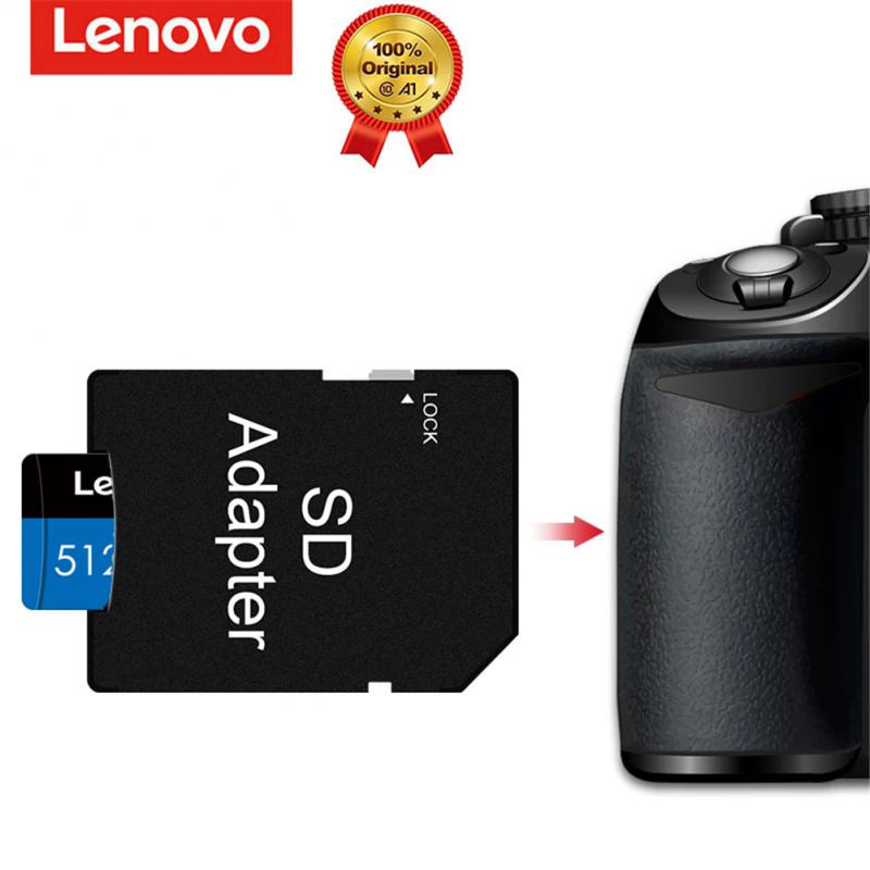 Lenovo Micro SD TF Card 512GB 256GB 128GB 64GB 32GB Mini Class 10 Kecepatan Tinggi