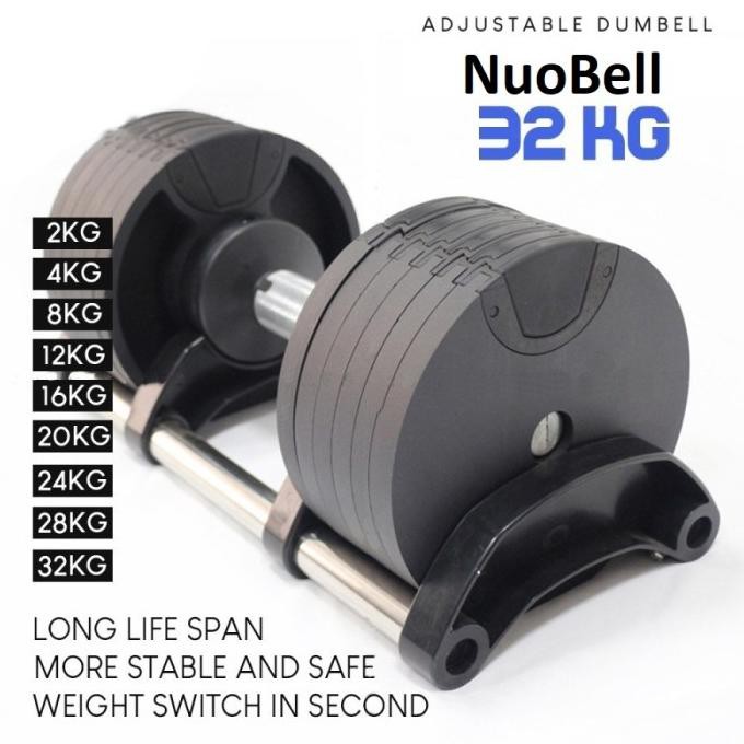 :<:<:<:<] NUOBELL FLEXBELL 32KG Adjustable Dumbell BOWFLEX KETTLER PROFLEX