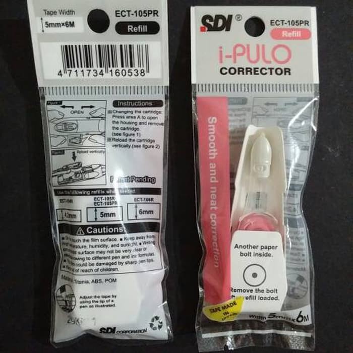 

Tipex Kenko - Refill Tipex Tombow - Correction Tape Refill Correction Tape Sdi I-Pulo Ect-105Pr