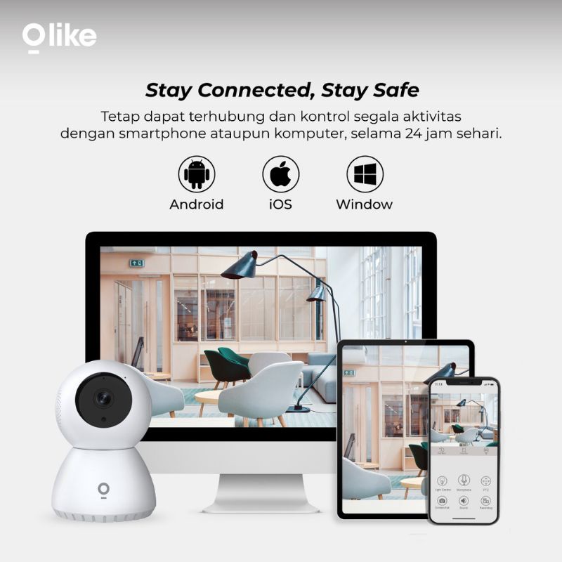 WIRELESS CAMERA MOTION DETECTION OLIKE OM-H1 GARANSI 1 TAHUN