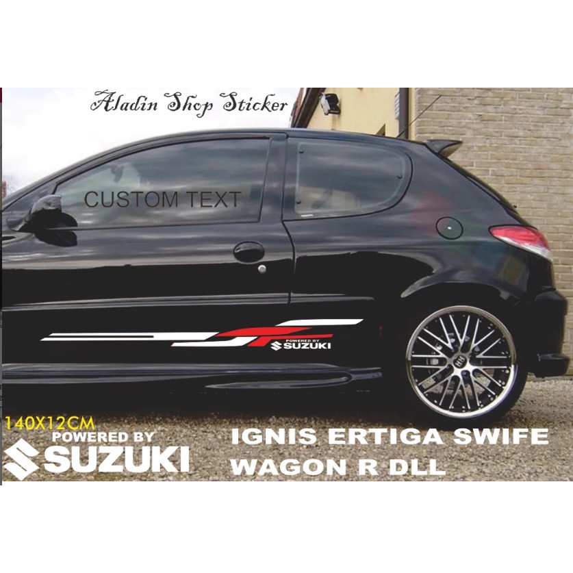 Stiker Mobil Stripe Sticker List Suzuki Ertiga Swife Wagon