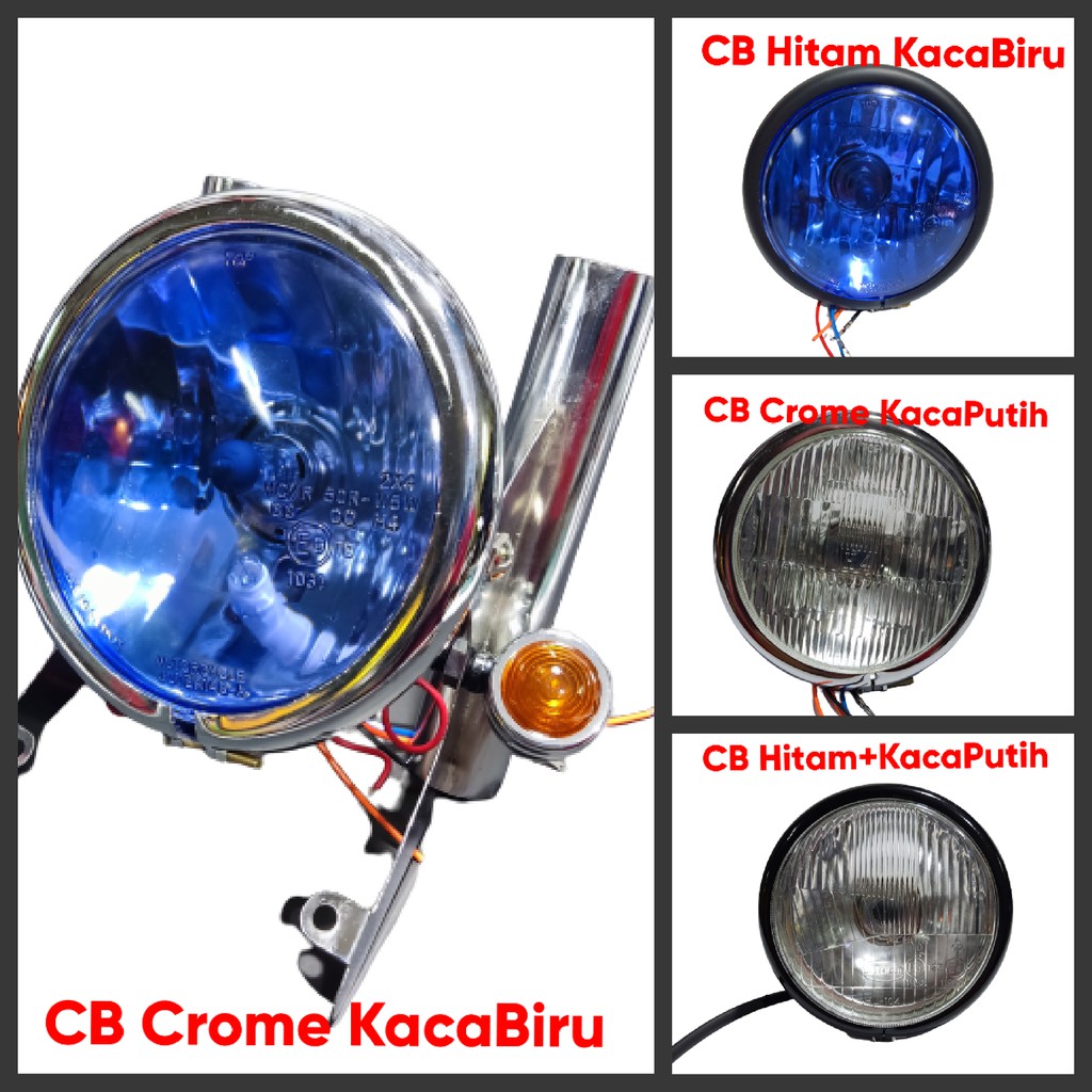 Lampu CB plus longsong Crome & Sen Crome variasi rx king cb