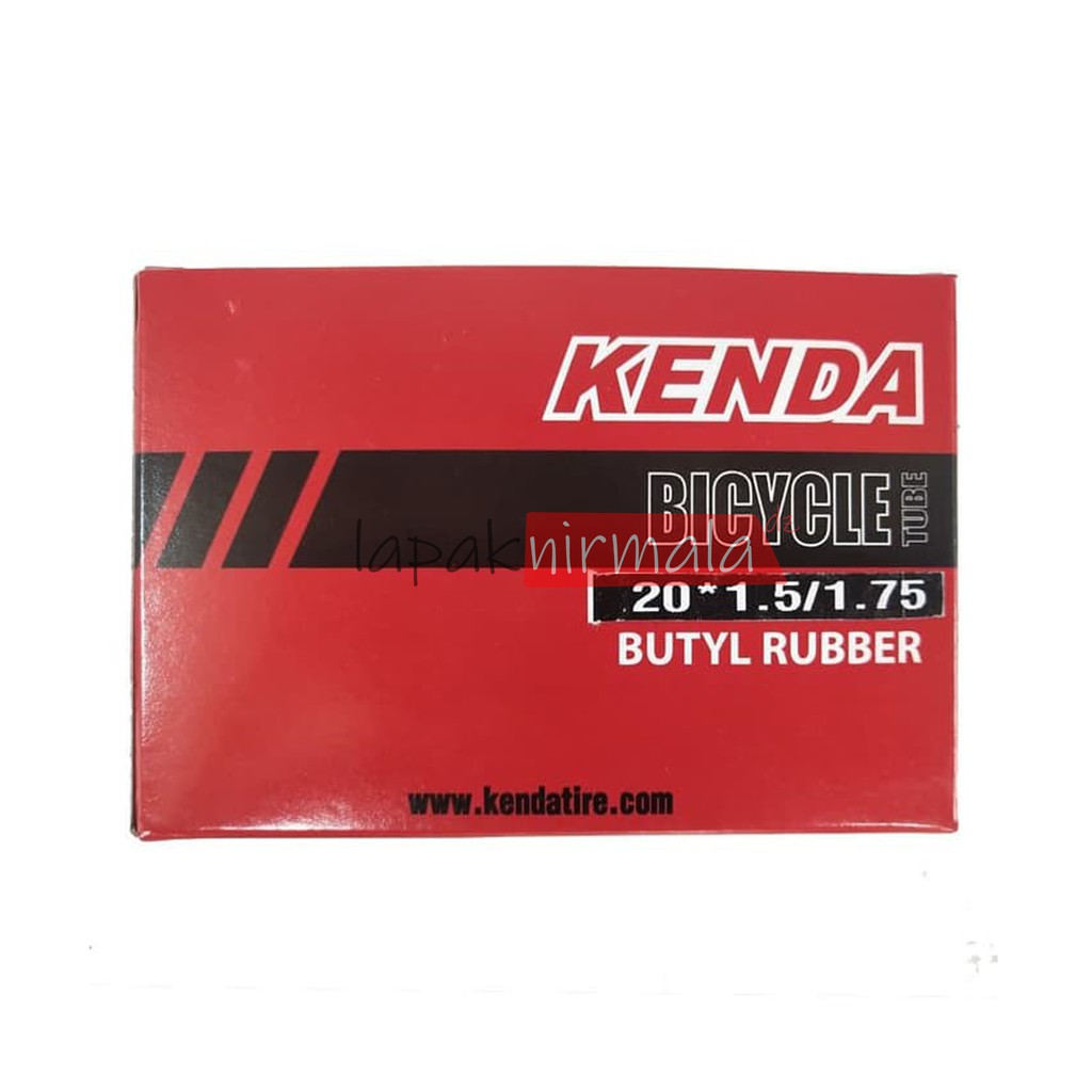 Ban Dalam 20 x 1.50/1.75 FV 60 mm Kenda Sepeda Lipat 20 Inch Murni Pentil Fresta Presta Panjang