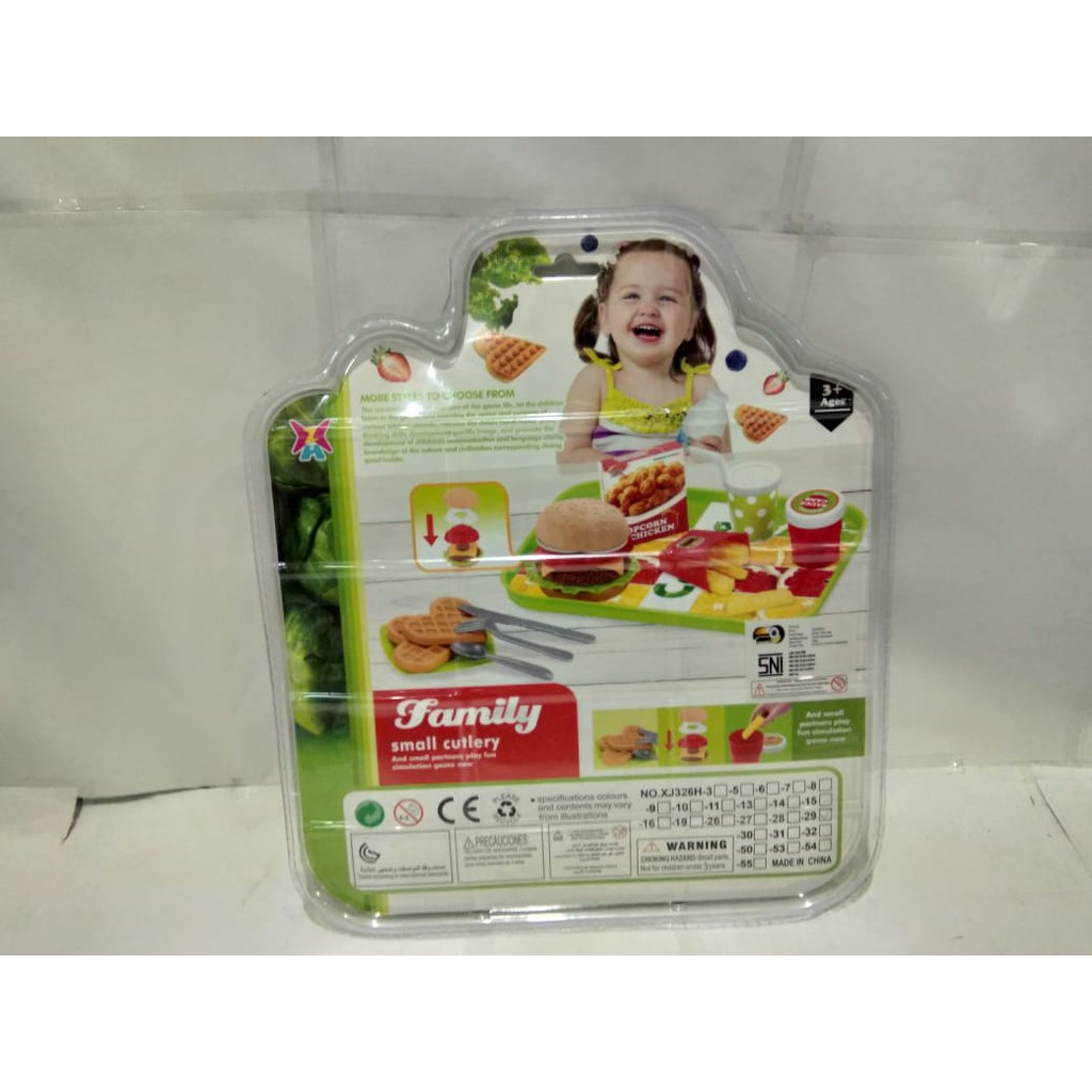 Mainan Anak hotdog set - hot dog set anak -XJ326H-29
