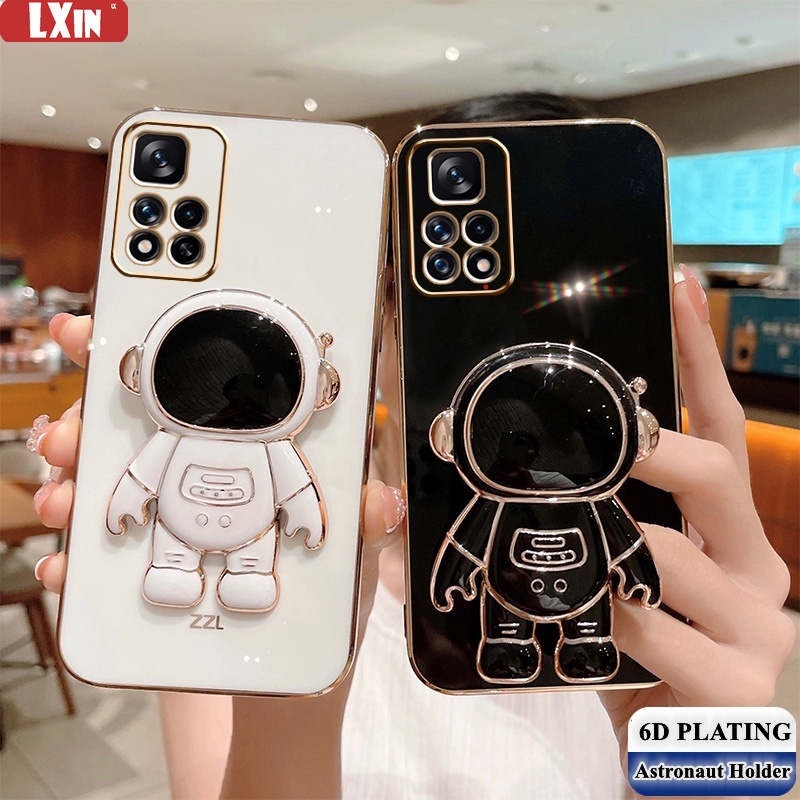 Casing Soft Case Karet Motif Astronot Untuk Redmi Note 11 Pro / 11s / 10S / 10 / 9 / 8 / 10C / 9A / 9T / 9C / 6D