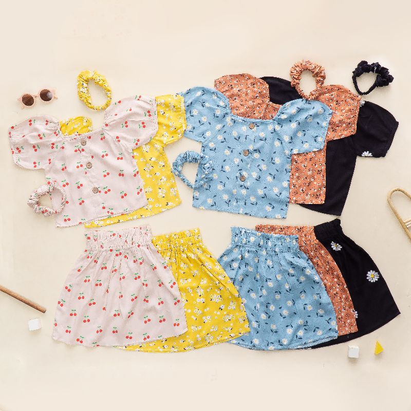joocurly | daisy set | setelan anak perempuan