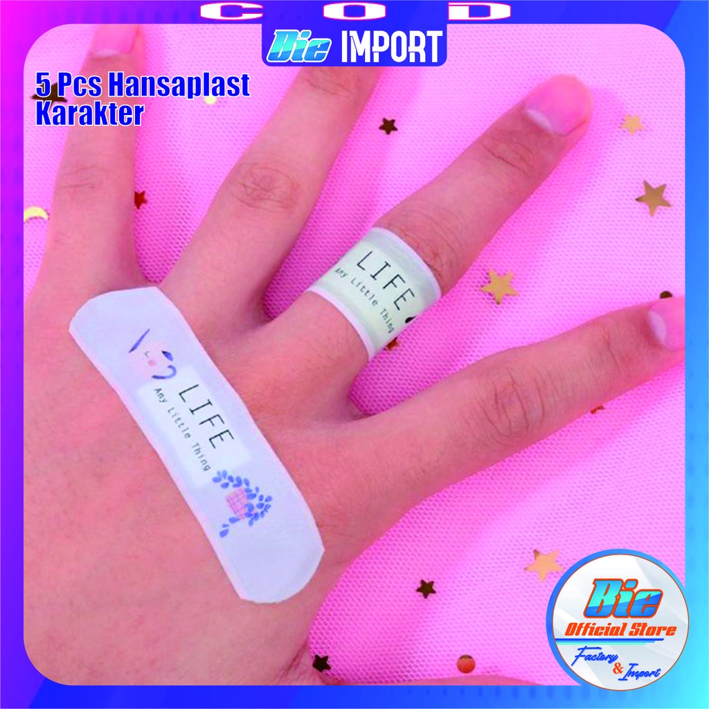 Handsaplast Karakter Korean Style Impor Best Seller / Plaster Luka Karakter Lucu