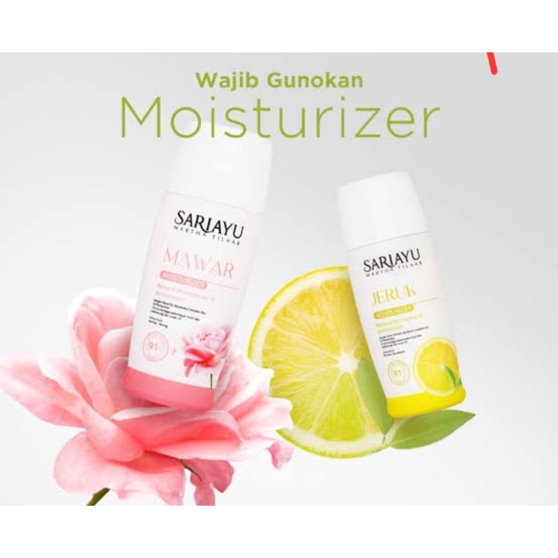 ❤ jselectiv ❤ SARIAYU Pelembap Mawar/Jeruk - 35ml
