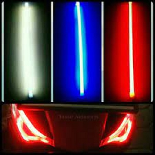 LAMPU LED ALIS NEON PANJANG 30 CM DRL FLEXIBLE SEN SEIN LED MOBIL MOTOR WARNA BIRU MERAH PUTIH