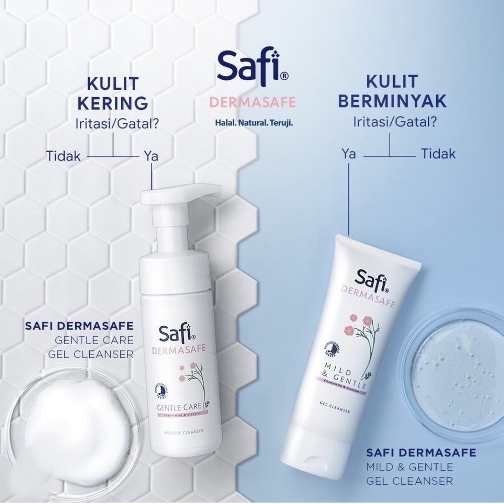 SAFI DERMASAFE SKINCARE NIGHT/ DAY MOISTURIZER/ GENTLE GEL CLEANSER/ BOOSTER MIST/ MOUSSE CLEANSER