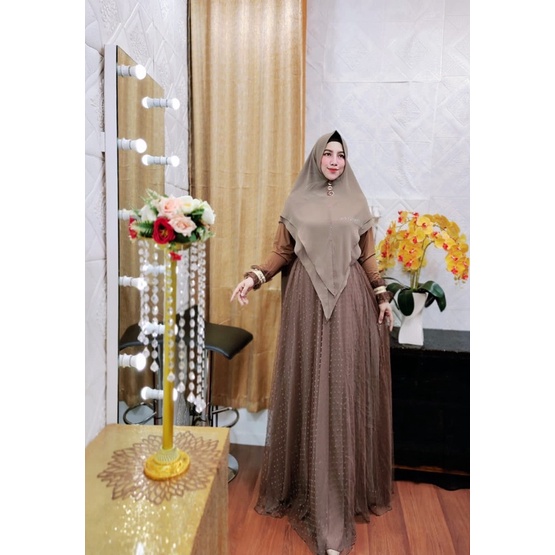 New arrival Gamis Zara  syar'i  Design by arsyakayla