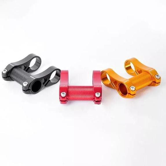 Stem Mid Riser Litepro 25.4 mm to 25.4mm Adaptor handlebar Handlepost sepeda lipat Folding bike Bisa Tern seli