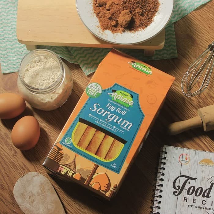 

Pawon Narasa Snack Egg Roll Gluten Free - Tepung Sorgum- 130gr