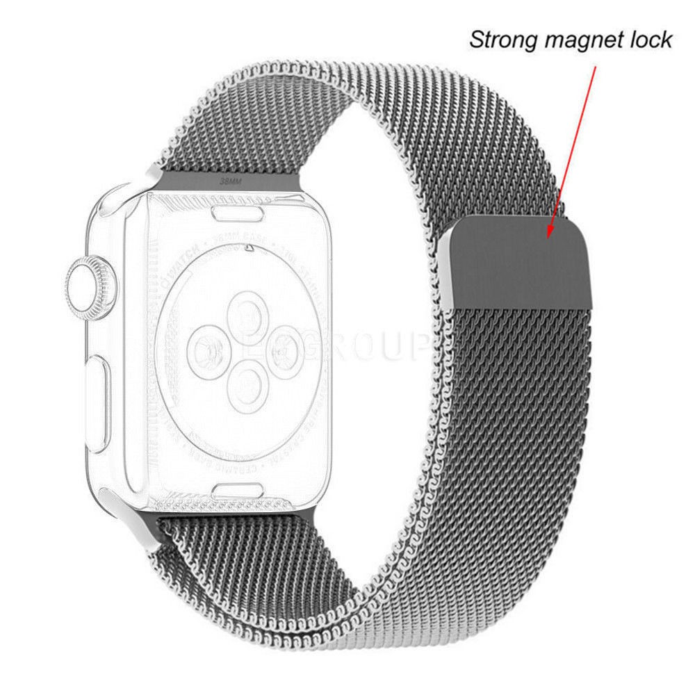 Tali Jam Apple Watch Series 1 2 3 4 5 42mm 44mm Luxury Milanese Stainless Steel Strap Band iwatch