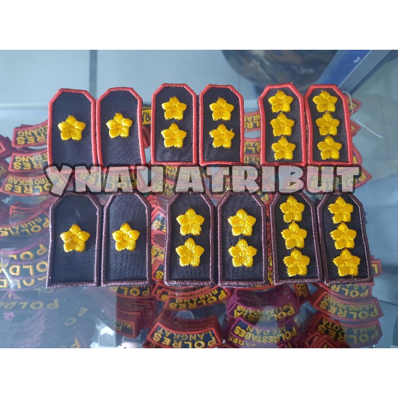 ATRIBUT PDL POLRI / PANGKAT PDL KOMPOL POLRI / PANGKAT PDL AKBP POLRI / PANGKAT PDL KOMBES POLRI