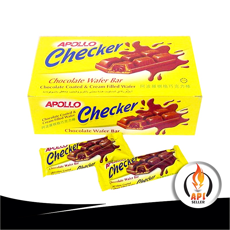 APOLLO CHECKER WAFER BAR 24's